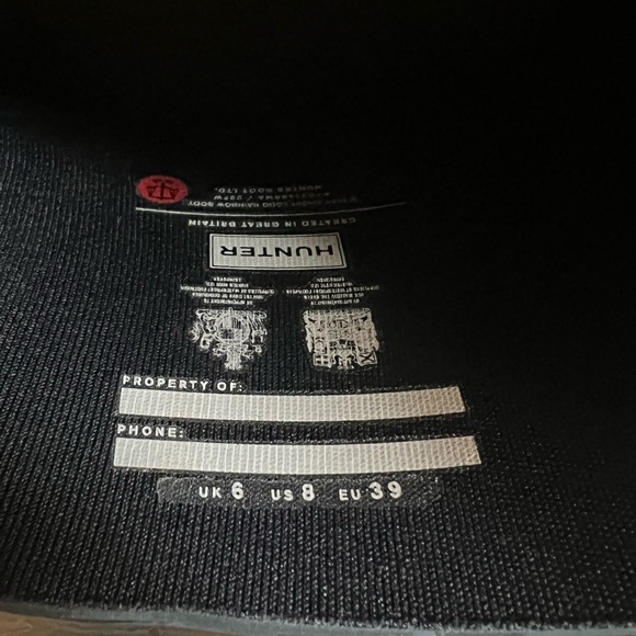 NEW Hunter Play Short Logo Rainbow Navy Boot - Picture 7 of 7